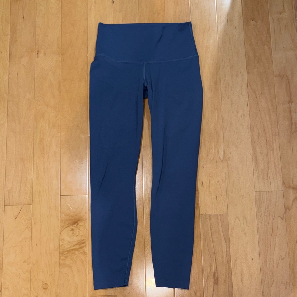 Nike Blue/Gray High-Waisted Leggings